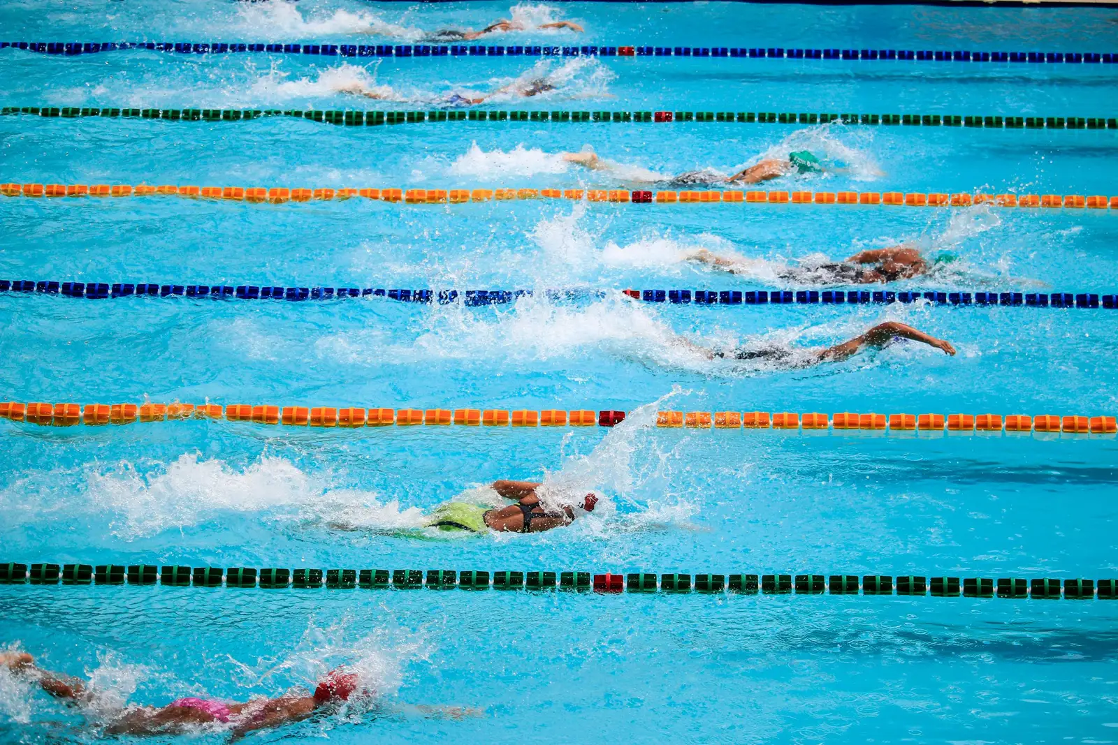 Swimming training