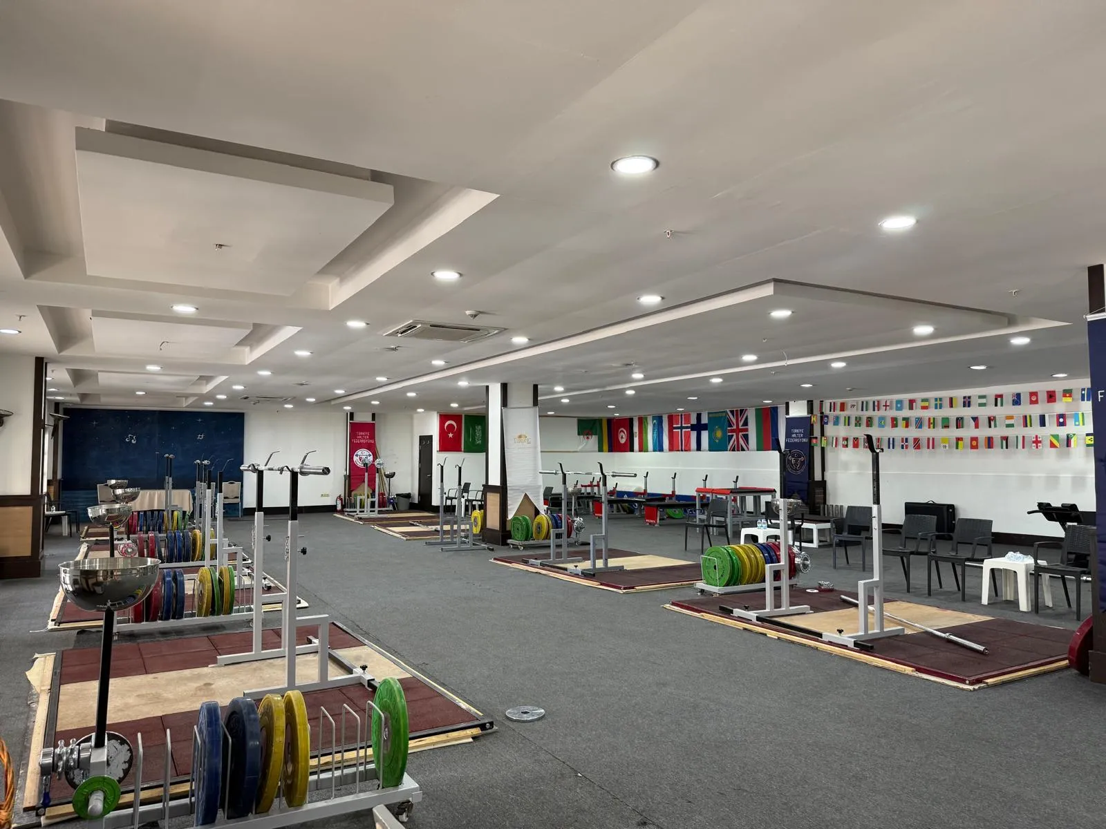 Weightlifting camp: training, facilities or accommodation