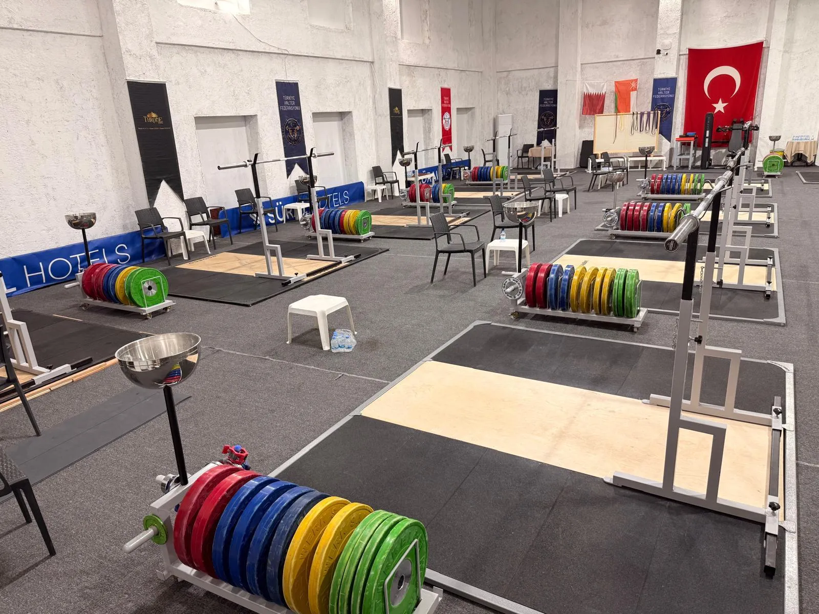Weightlifting camp: training, facilities or accommodation