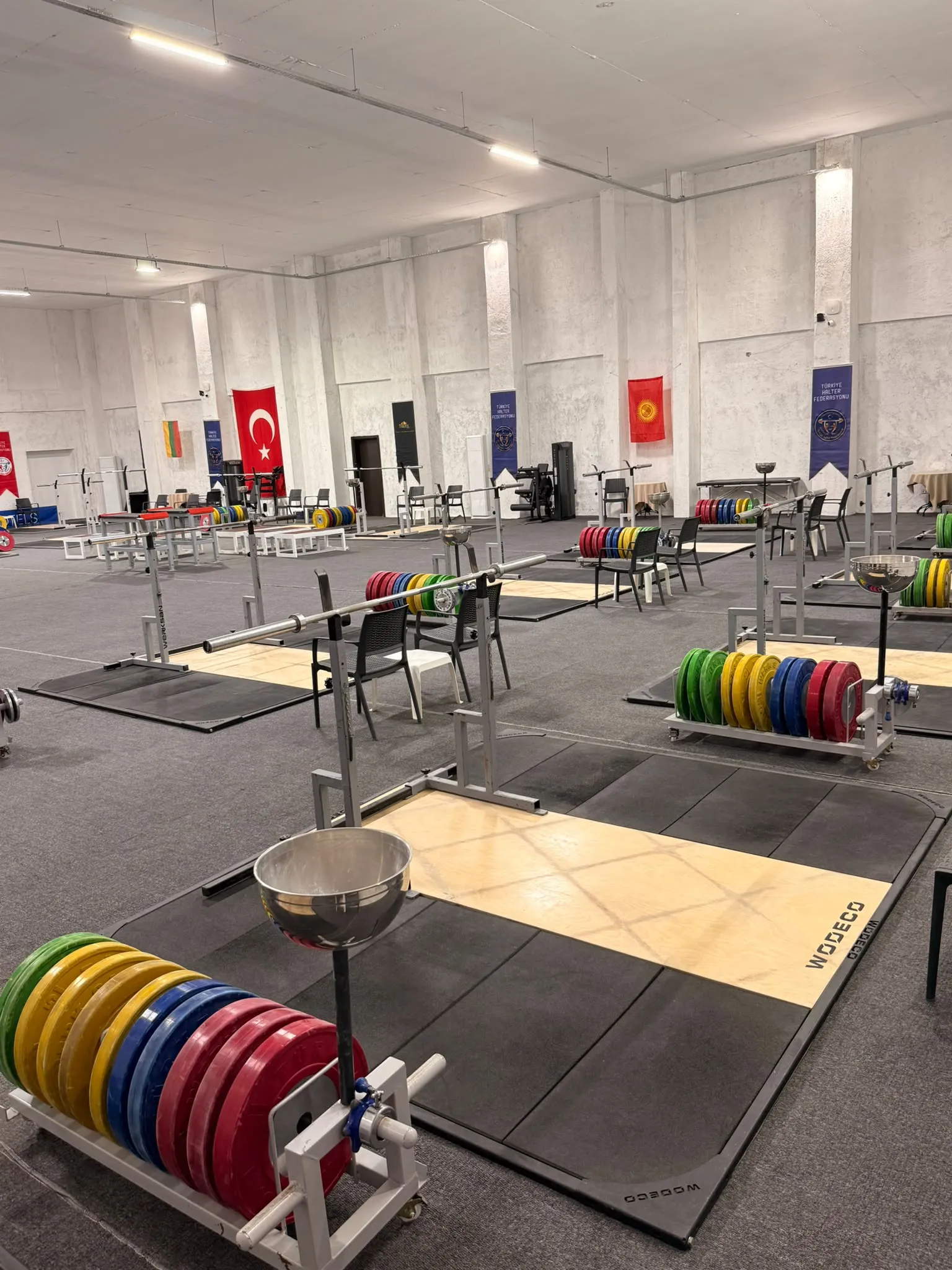 Weightlifting camp: training, facilities or accommodation